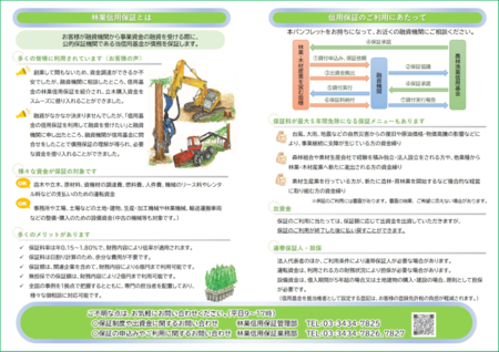 リーフレット(林業・木材産業を営む皆様へ)の画像